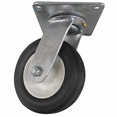 GRAINGER 404L09 Plate Cstr w/Semi Pneumatic Wheels Swvl