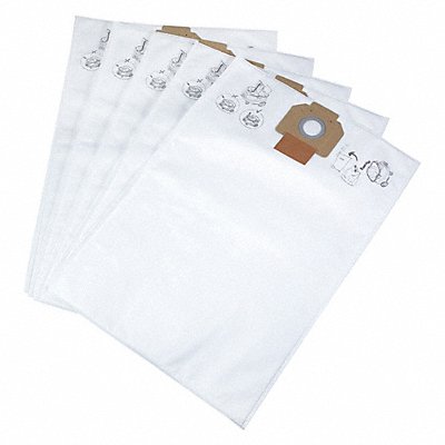 MILWAUKEE 49901955 Vacuum Bag Fleece 1-Ply Reusable PK5