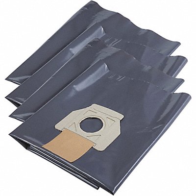 MILWAUKEE 49901954 Vacuum Bag Plastic 1-Ply Reusable PK5
