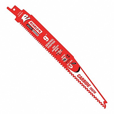 DIABLO DS0909CGP3 Reciprocating Saw Blade TPI 6/9 PK3
