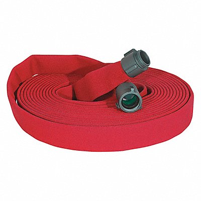 JAFLINE G51H175LNR50NB Fire Hose 50 ft Red Polyester