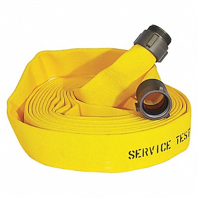 JAFLINE G51H15LNY50NB Fire Hose 50 ft Yellow Polyester