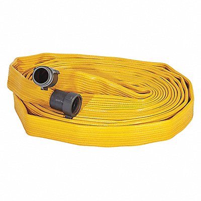 JAFX4 G56H15FX450P Fire Hose 50 ft Yellow Rubber