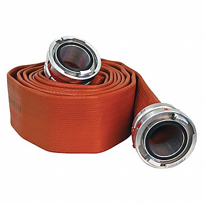 JAFRIB G50H15RR100NB Fire Hose 100 ft Red Rubber