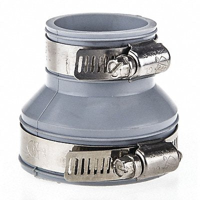GRAINGER DXDTC215 Flexible Coupling PVC 2 1/4 Overall Lg
