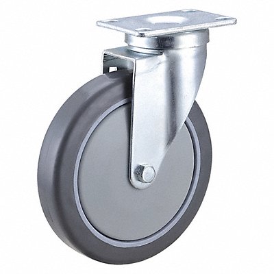 GRAINGER 406P71 Standard Plate Castor Swivel 150 lb.