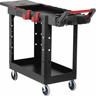 RUBBERMAID COMMERCIAL PRODUCTS 1997206 Utility Cart 500 lb Load Cap. Black