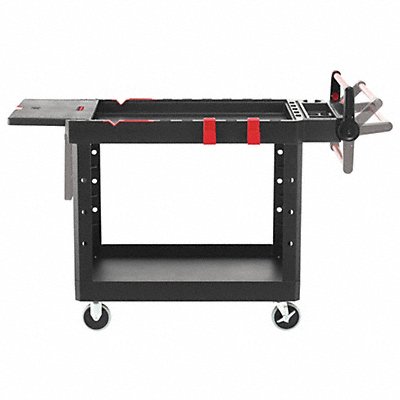 RUBBERMAID COMMERCIAL PRODUCTS 1997208 Utility Cart 500 lb Load Cap. Black