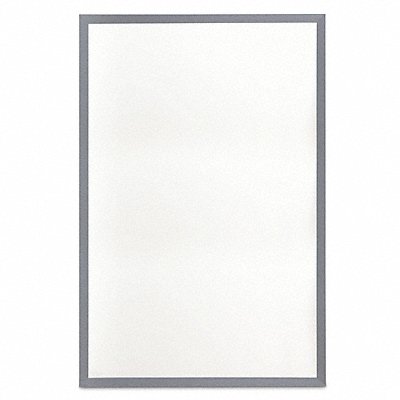 GRAINGER UVSNAP3624S Poster Frame 24 x 36 Plastic Silver