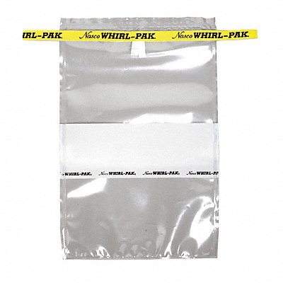 WHIRL-PAK B01297 Sampling Bag 24 fl oz 9 in 6 in PK500