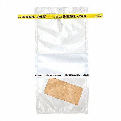 WHIRL-PAK B01245 Sampling Bag 18 fl oz 9 in 4.5 in PK100