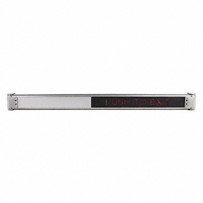 SCHLAGE 69236628RDL Touchbar Rim Anodized Aluminum