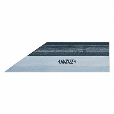 INSIZE 4700400 Straight Edge SS 15-11/16 L Satin Chrome