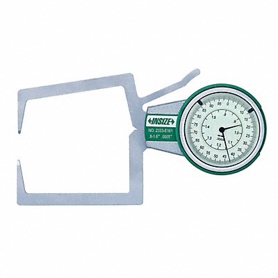 INSIZE 2.333E+27 Dial Caliper 1.6-2.4 Range SS 3 Jaw D