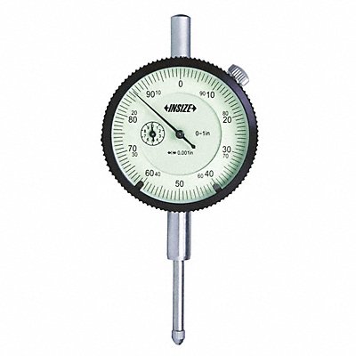 INSIZE 23071CAL Dial Caliper 0-1 Range 3/8 Jaw D SS