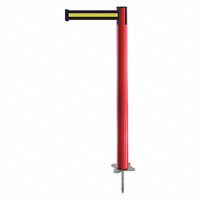 TENSABARRIER 88421STDS4XC Spike Post Red Post 43 H