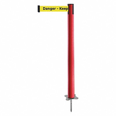 TENSABARRIER 88421MAXYDXC Spike Post Red Post 43 H
