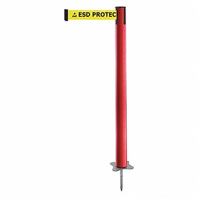 TENSABARRIER 88421STDESDC Spike Post Red Post 43 H