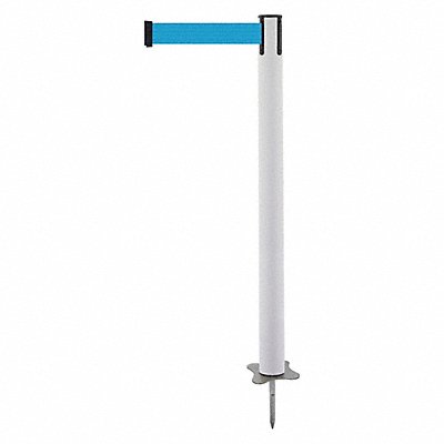 TENSABARRIER 88432STDL3XC Spike Post White Post 43 H