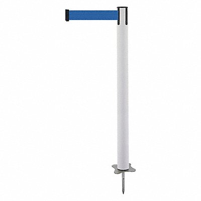 TENSABARRIER 88432MAXL5XC Spike Post White Post 43 H
