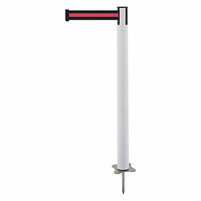 TENSABARRIER 88432STDS2XC Spike Post White Post 43 H