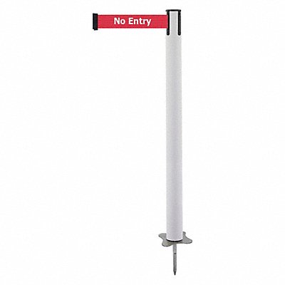 TENSABARRIER 88432MAXRBXC Spike Post White Post 43 H