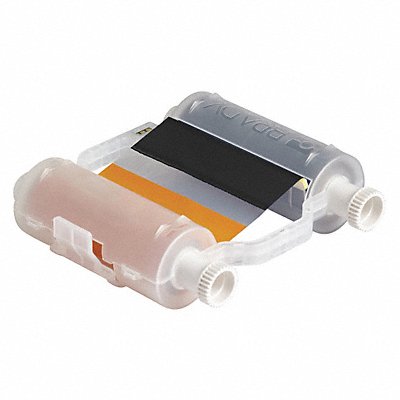 BRADY B30R10000KO8 J2589 Ribbon Black/Orange 200 ft L