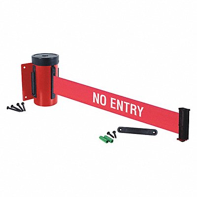 RETRACTA-BELT WM700RDNERE Retractable Belt Barrier 10 ft Red