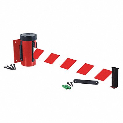 RETRACTA-BELT WM700RDRWDRE Retractable Belt Barrier 10 ft Red