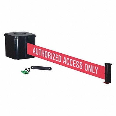 RETRACTA-BELT WM412SB15AAORE Retractable Belt Barrier 15 ft Black