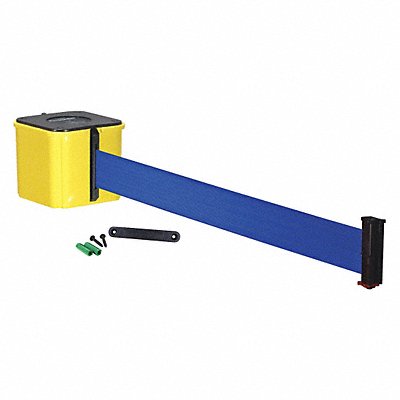 RETRACTA-BELT WM412YW15BLRE Retractable Belt Barrier 15 ft 4-1/2inW