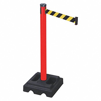RETRACTA-BELT 302PRDBYD Belt Barrier Black/Yellow 10 ft.