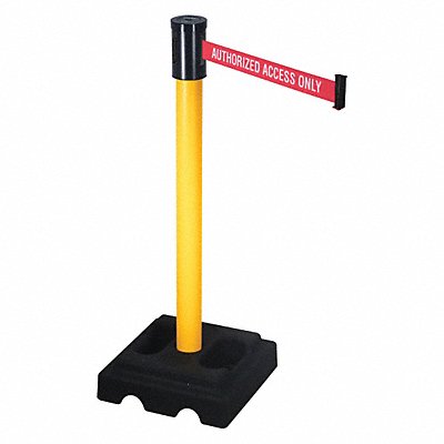 RETRACTA-BELT 322PYWAAO Belt Barrier AutHorizontaled Access Only PVC