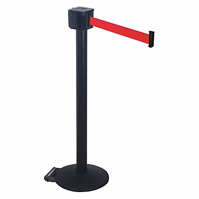 RETRACTA-BELT PM41230BARD Belt Barrier Red Standard Heavy Weight