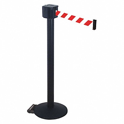 RETRACTA-BELT PM41230BARWD Belt Barrier Red/White Black ABS
