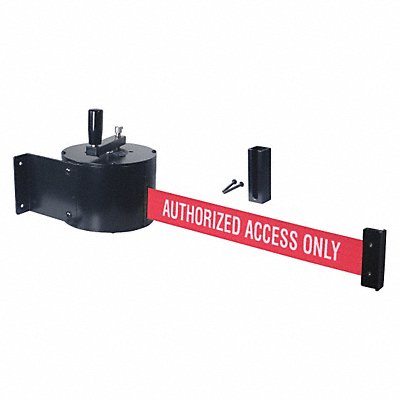 RETRACTA-BELT WM5000AAOHDRE Retractable Belt Barrier 50 ft Black