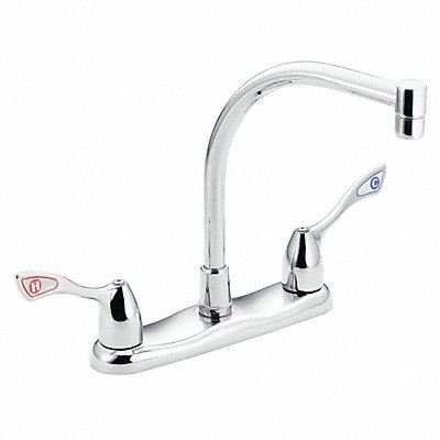 MOEN COMMERCIAL 8799 Straight Chrome Moen M-Bition Cast Metal