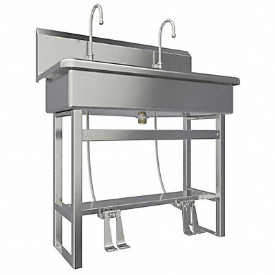 SANI-LAV 54FSL SaniLav Wash Station Rectangular 37inx16-1/2inx8in