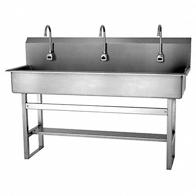 SANI-LAV 56FBL SaniLav Wash Station Rectangular 57inx16-1/2inx8in