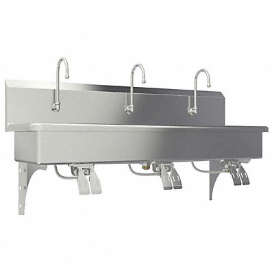 SANI-LAV 56WSL SaniLav Wash Station Rectangular 57inx16-1/2inx8in