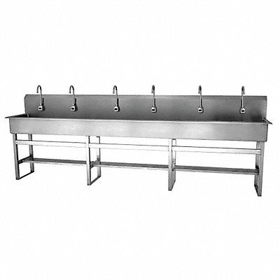 SANI-LAV 512FAL SaniLav Wash Station Rectangular 117inx16-1/2inx8in