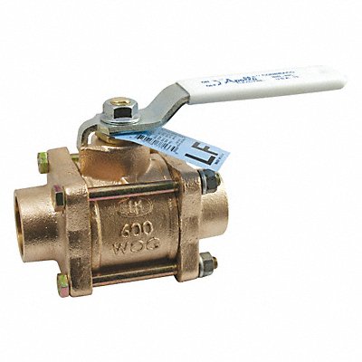 APOLLO 82LF24301 Manual 2-Way Ball Valve Sweat Bronze