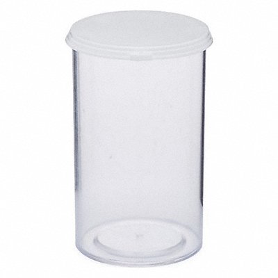 GRAINGER VIAL40C10 Vial with Cap 147.87mL 55.56 mm Dia PK10