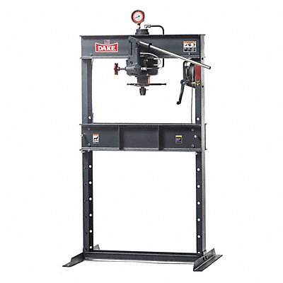 DAKE CORPORATION 907001 Hydraulic Press Manual 25 tons