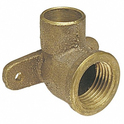 NIBCO 70735RLF12X38 Drop Elbow 90 Deg LL Cast Bronze 1/2