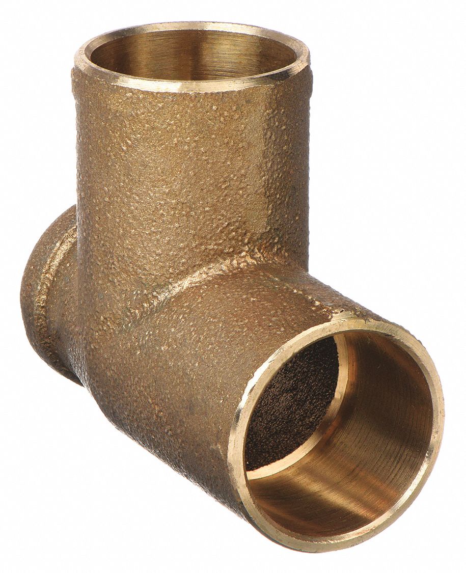 NIBCO 705LF1X18X1 Reducing Tee LL Cast Bronze 1 CxFNPTxC