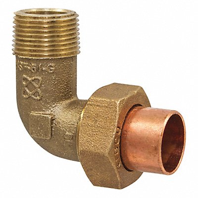 NIBCO 70746LF34 Elbow 90 Deg LL Cast Bronze 3/4 CxMNPT