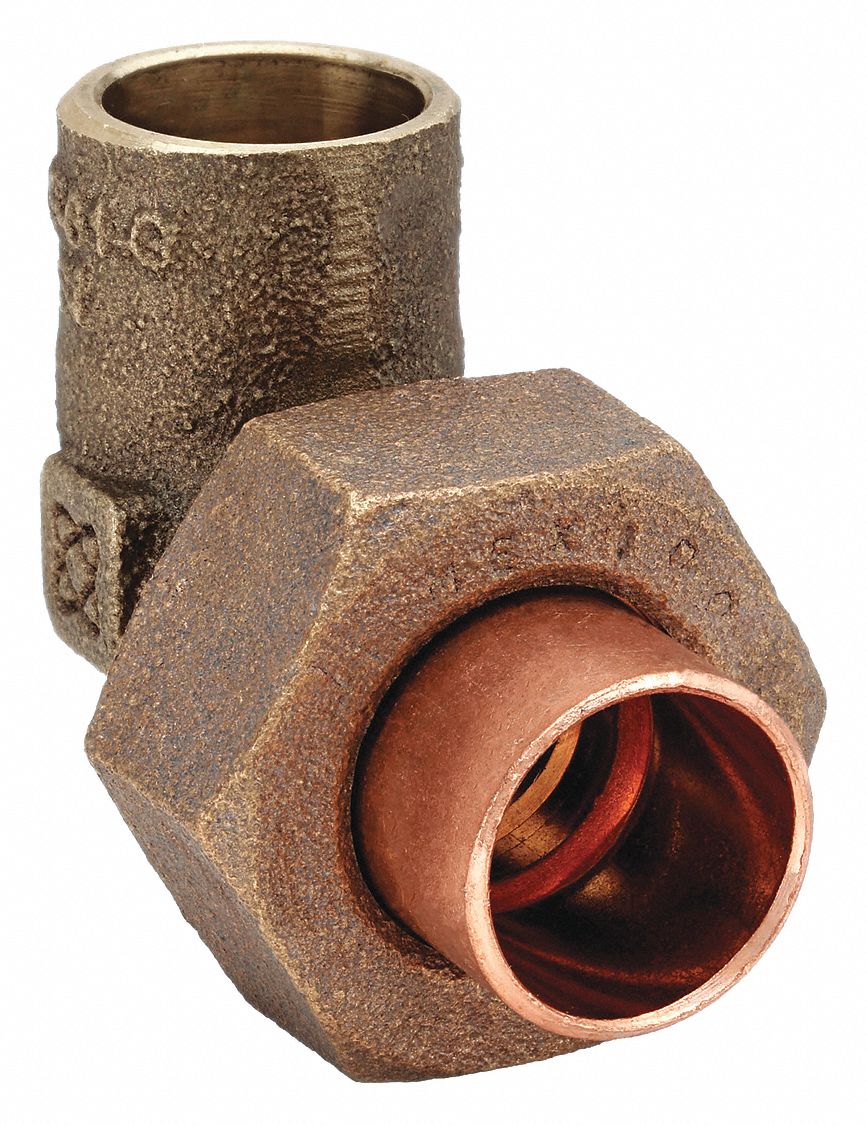 NIBCO 7076LF34 Union Elbow 90 Deg LL Cast Bronze 3/4
