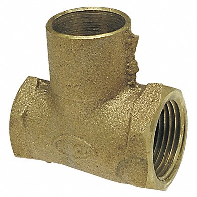 NIBCO 7103RRLF34X12X12 Reducing Tee LL Cast Bronze 1/2 Tube