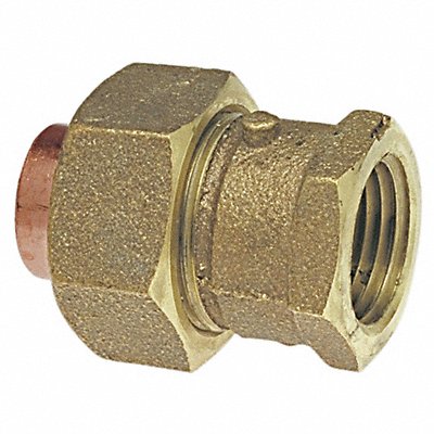NIBCO 7333LF38 Fitting Union LL Cast Bronze 3/8 CxFNPT